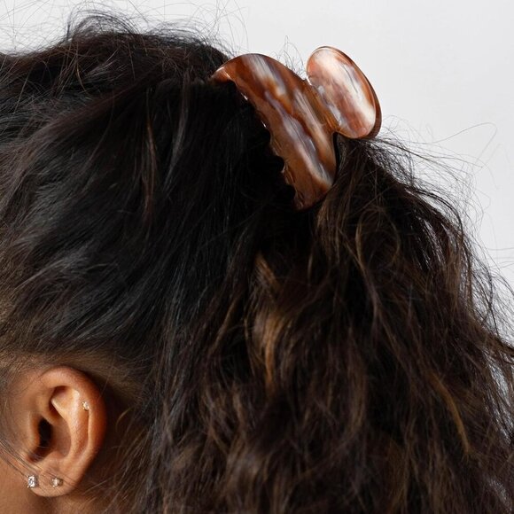 Small French Hair Claw Clip for Women Lightweight Damage-Free Strong Grip main image 5